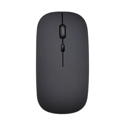 Brezžična miška 2.4G - tiha optična računalniška miška Black