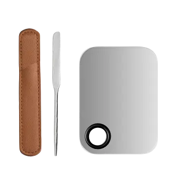 Set palet za mešanje ličil iz nerjavečega jekla