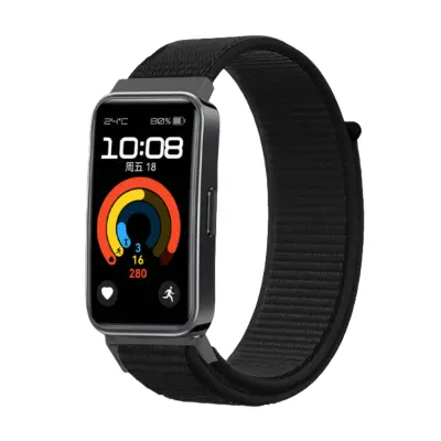 Najlonski pašček za uro Huawei Band 8/9 Black