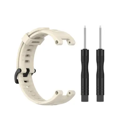 Silikonska zapestnica z izvijačem za Huami Amazfit Ares Beige