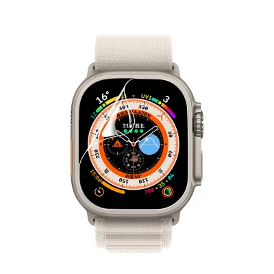 49 mm zaščita zaslona za Apple Watch Ultra/Ultra 2 (2 paketa) z orodjem