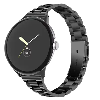 Pašček za uro iz nerjavečega jekla za Google Pixel Watch - 20 mm Black