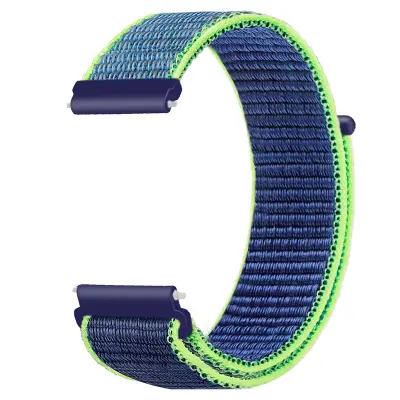 Najlonski pašček za uro za Samsung Watch 4/5/6 & Huawei GT4 Green 20 mm