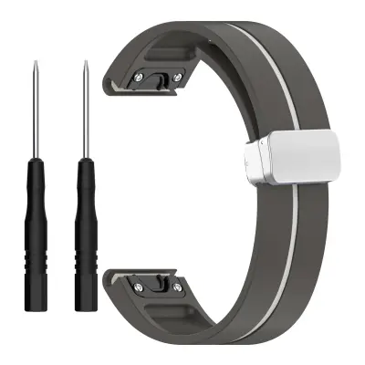 22 mm pašček za uro za Samsung Gear S3, Garmin Venu 3 Grey