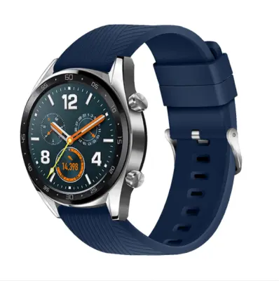 Silikonski pašček za uro za Huawei GT4/Samsung Galaxy Watch 4 Blue 22 mm