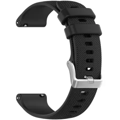 Silikonski paš za uro z mrežastim vzorcem za Samsung Watch 4 Black M