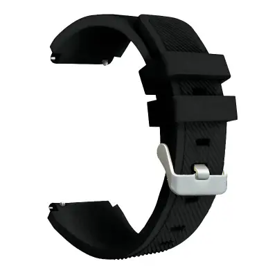 Silikonski pašček za uro Samsung Garmin Huawei Universal Watch Band Black