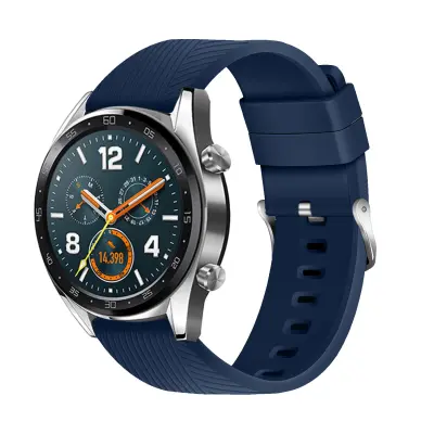 Silikonski pašček za uro za Huawei GT4/Samsung Galaxy Watch 4 Blue 20 mm
