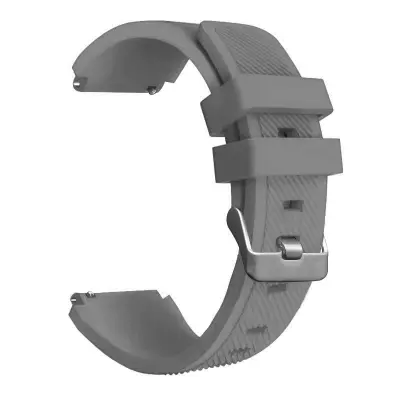 Silikonski pašček za uro Samsung Garmin Huawei Universal Watch Band Grey