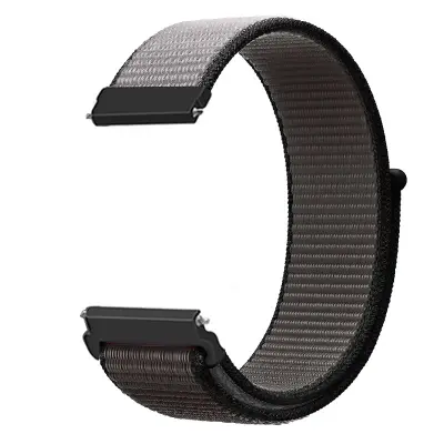 Najlonski pašček za uro za Samsung Watch 4/5/6 & Huawei GT4 Grey 22 mm