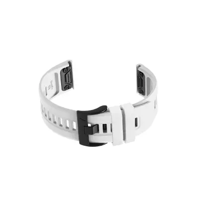 Silikonski pašček za uro Garmin Fenix 7x White