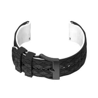 Silikonski trak za Suunto 9 & 7 Black+White