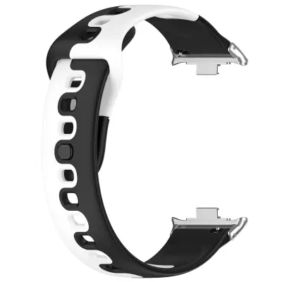 Pašček za uro za Xiaomi Mi Band 8 Pro/Redmi Watch 4 Black+White
