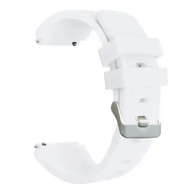 Silikonski pašček za uro Samsung Garmin Huawei Universal Watch Band White