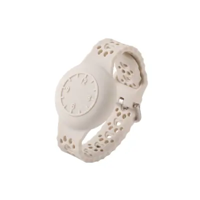 Silikonska zaščitna torbica AirTag White