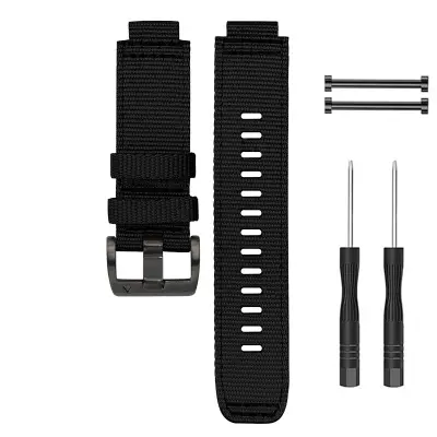 Najlonski pašček za uro Garmin Black