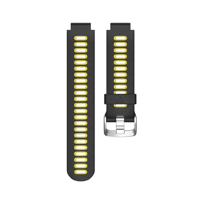 Pašček za uro Garmin Forerunner 235/220/230/620/630/735 Black+Yellow
