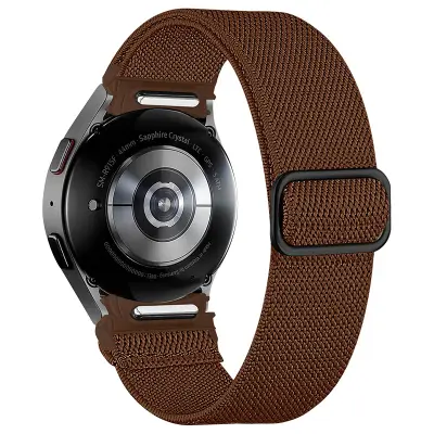 Pašček za uro Samsung, najlonski pašček za uro Samsung Watch 4/5/6 Brown