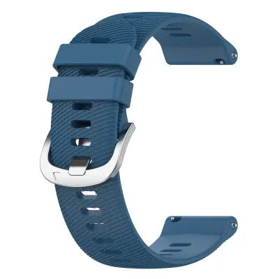 20 mm univerzalni silikonski pas za uro s križnim vzorcem za Samsung, Garmin, Huawei Blue