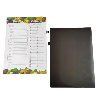 Beležnica Weekly Planner z držalom za pisalo in samolepilnimi lističi