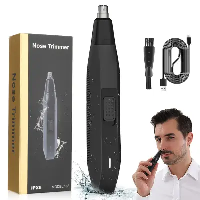 Brezžični električni trimer za nosne dlake
