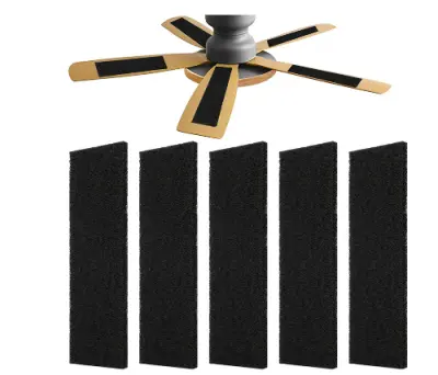Zbiralnik prahu stropni ventilator z vato z aktivnim ogljem