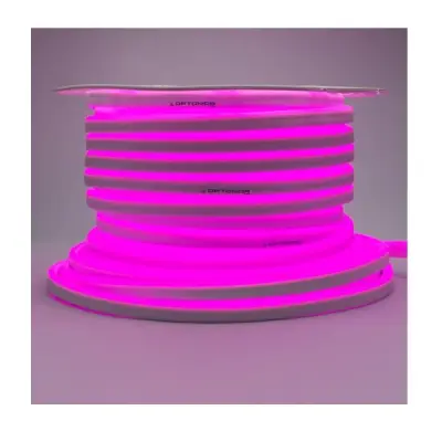 LED Flex Neon 220V IP65, 5 metrov - Roza