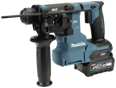 Makita HR010GD201 SDS-Plus-akumulatorsko kombinirano kladivo 40 V 2.5 Ah Li-Ion  vklj. 2 akumulatorja\, vklj. polnilnik