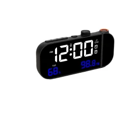 LED projekcijska radio budilka s projekcijo časa