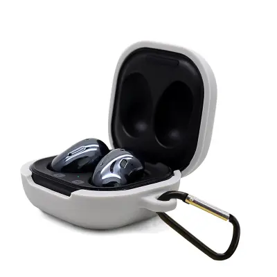 Silikonska zaščitna torbica za Samsung Galaxy Buds Live Grey