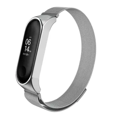 Kovinski trak za Xiaomi Mi Band 3/4/5/6 Silver