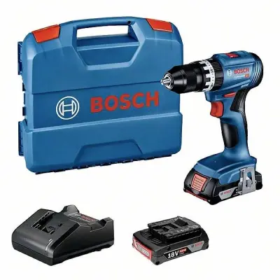 Bosch Professional GSB 18V-45 06019K3302 akumulatorski vrtalni vijačnik  18 V 2.0 Ah Li-Ion vklj. 2 akumulatorja, vklj. polnilnik, vklj.  kovček