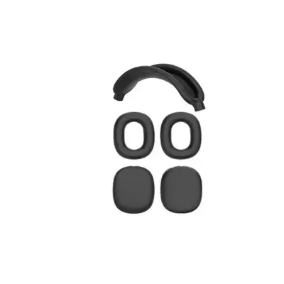 4-delni silikonski zaščitni ovitek za AirPods Max Black