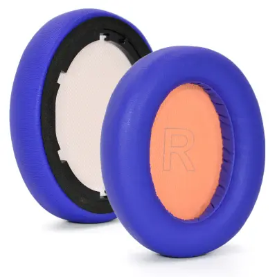 Ušesne blazinice iz beljakovinskega usnja za Anker Soundcore Life Q10/Q10 BT Blue