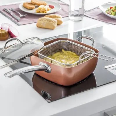 Večnamenski komplet bakrenih posod 5 v 1 Coppans InnovaGoods 4 kosi