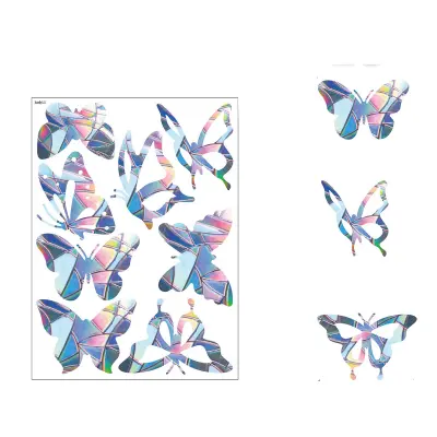 Odsevne nalepke za okna s pticami - 8 pak