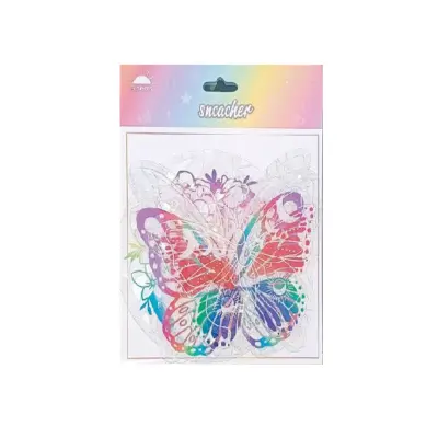 Nalepke za sončne kolektorje Nalepke za okna proti trčenju v slogu metulja 1 komplet