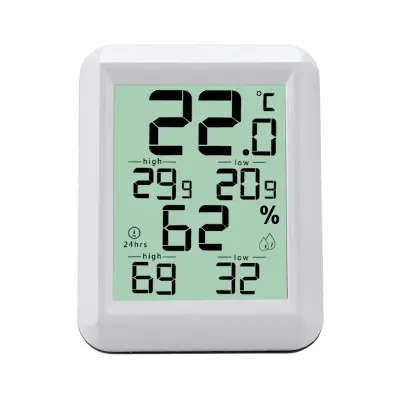 Notranji digitalni termometer Higrometer White