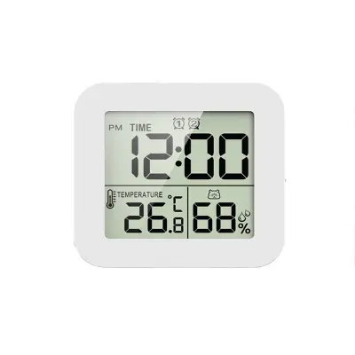 LCD digitalna budilka z monitorjem temperature in vlažnosti