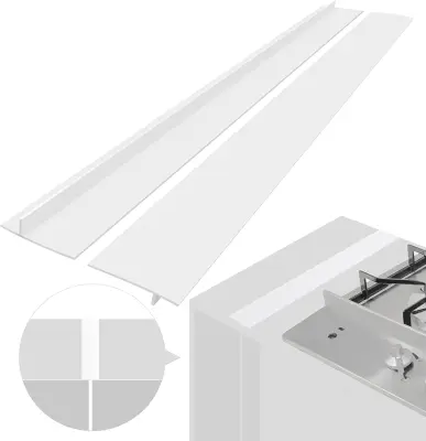 Lestvica za štedilnik ohranja čistočo med štedilnikom in omarico 61,5 cm 2 paketa White