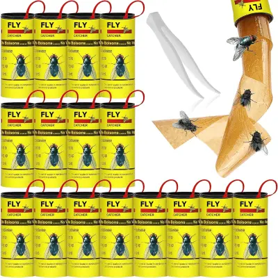 Past za muhe, lovilec muh, rola papirja 16 kosov