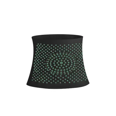 Toplotni pas za podporo ledvenemu delu s točkami za moksibustijo  L