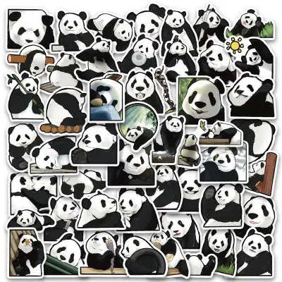 Ljubka nalepka Panda Vinilna vodoodporna nalepka za prenosnike