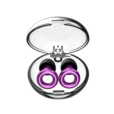 Ušesni čepki z ročaji za zmanjšanje hrupa in zvočno izolacijo Purple