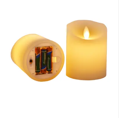 LED sveče, brezplamenske sveče z realističnim utripanjem, na baterije  S