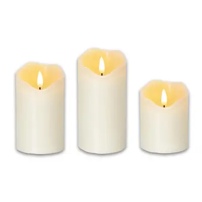 Set elektronskih LED sveč (3 paketi, daljinski upravljalnik)