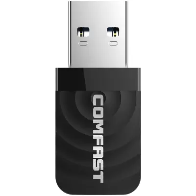 Brezžični WiFi adapter - črn
