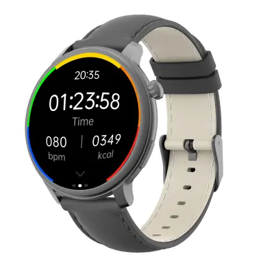 Pametna ura z nadzorom srčnega utripa, krvnega tlaka in kisika v krvi Black