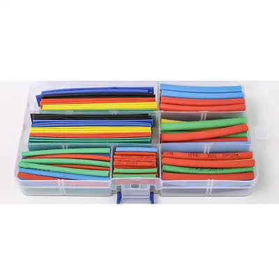 Komplet toplotno skrčljivih cevi - 140 kosov različnih barv