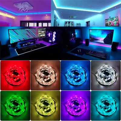 16 LED trakovi z glasbenim krmilnikom in napajalnikom 24 V   C